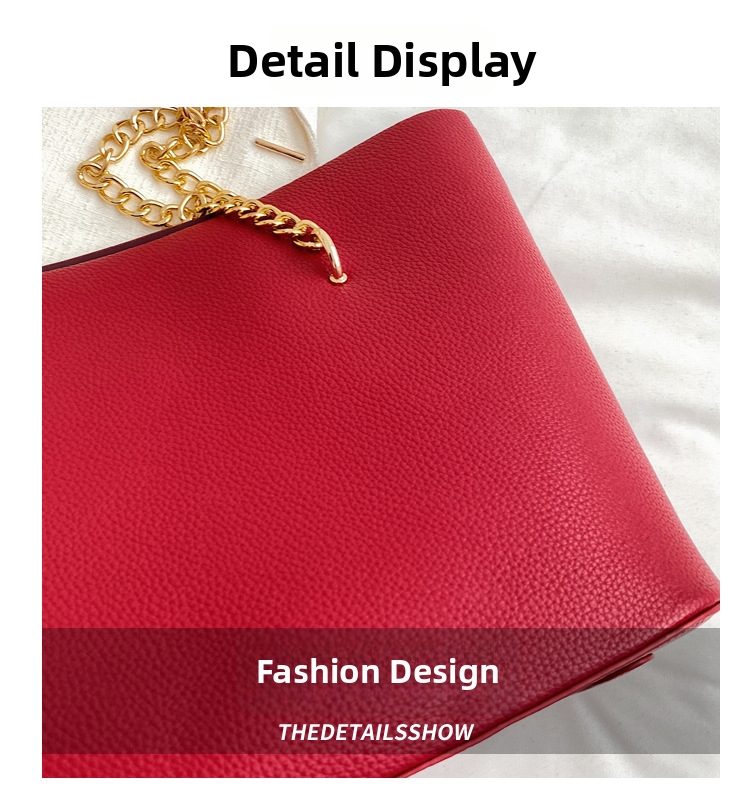 Borsa tote da donna in morbida pelle di grande capacità, nuova borsa a tracolla con catena, personalizzabile_voghion.com