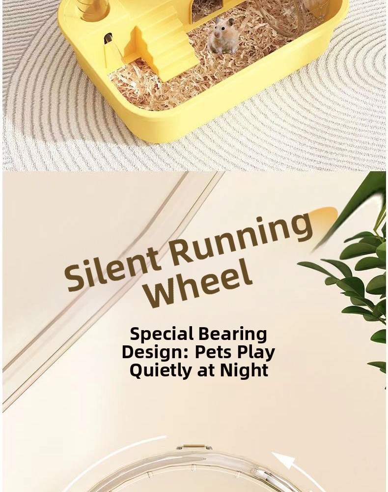 Luxury Acrylic Hamster Cage Large Habitat For Small Rodents_voghion.com