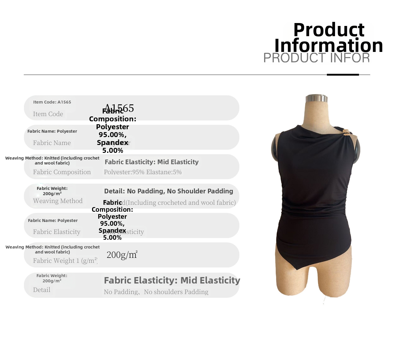 Women's Slim Fit Sleeveless Vest Top Solid Color Irregular Pleats Metal Buckle Closure Product 2026_ecoleips.com