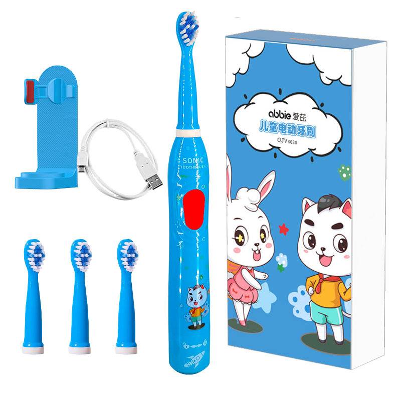 Rechargeable Electric Toothbrush for Children IPX7 Waterproof Multi-Functional Self Developed Home Personal Care Appliances_voghion.com