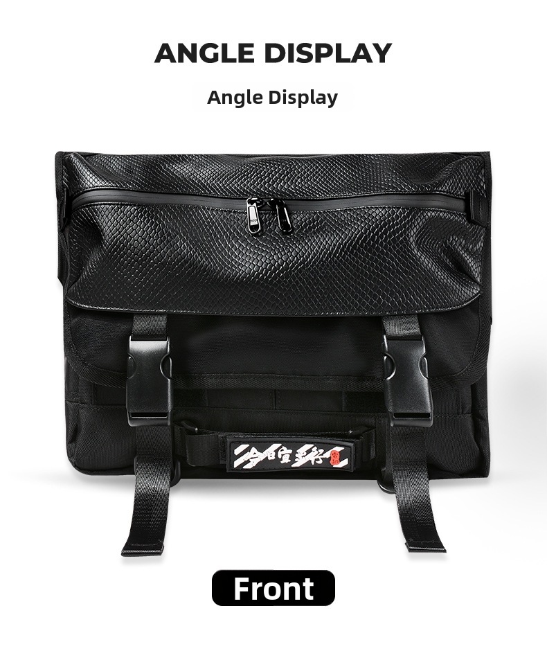 Men's Motorcycle Riding Crossbody Bag Waterproof Motorbike Backpack Commuter Shoulder Bag Rider Gear_voghion.com