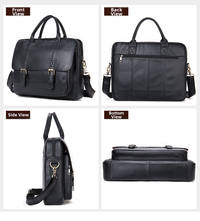 Sacoche homme en cuir véritable porte-document business messenger_voghion.com