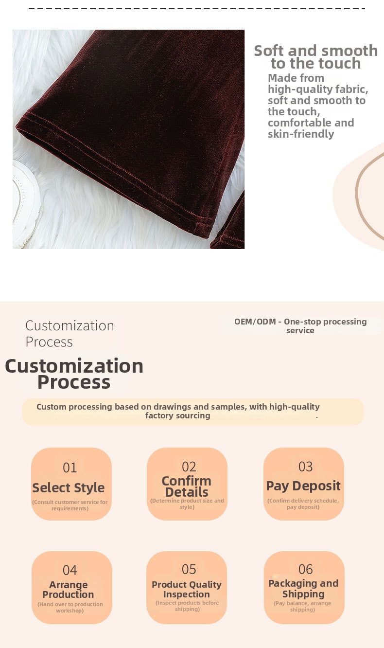 Conjunto de chándal de terciopelo para niña con capucha_voghion.com