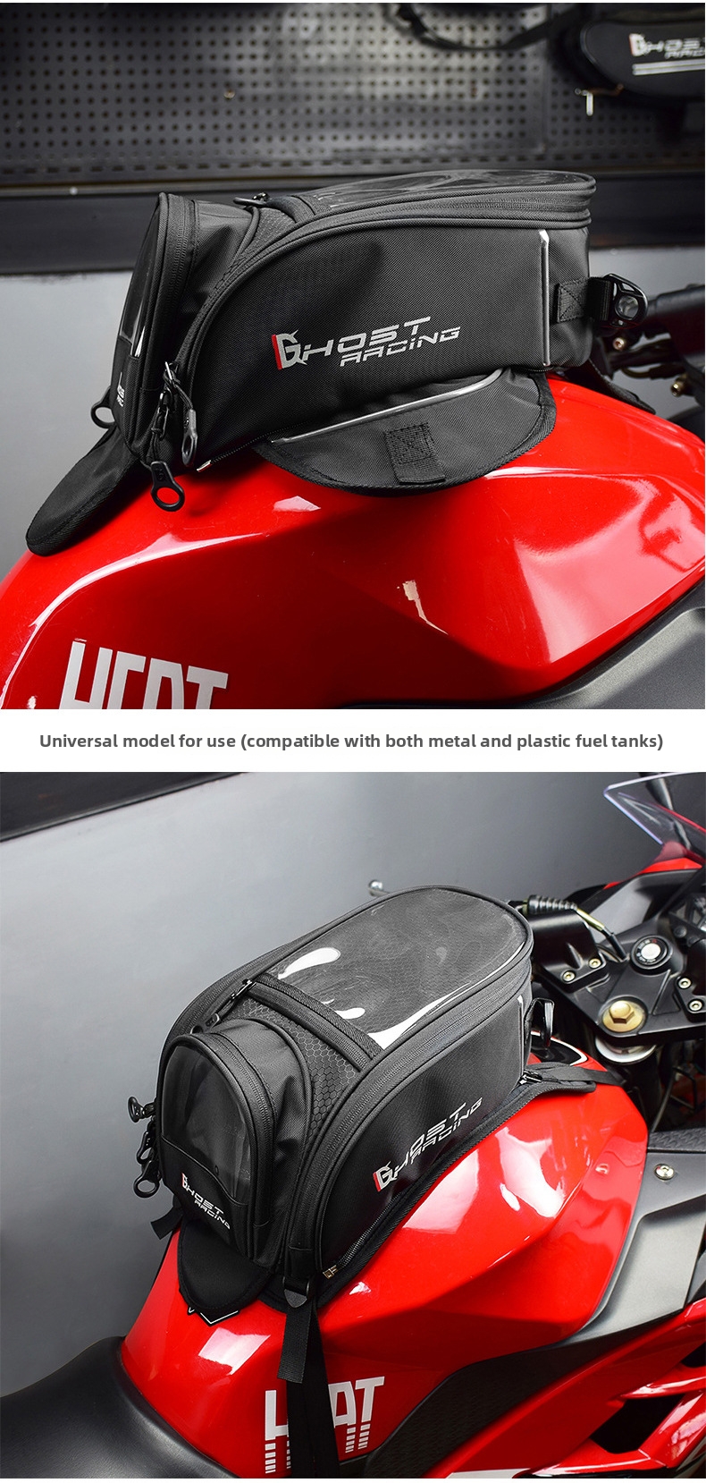 Motorcycle Fuel Tank Bag Waterproof Touchscreen Navigation Bag_voghion.com