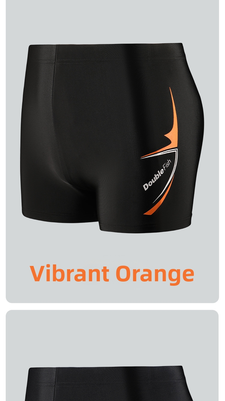 Costume da bagno da uomo Pesci ad asciugatura rapida, taglie forti, con angoli dritti a cinque punte, anti-imbarazzo, con occhialini da nuoto e cuffia, set da tre pezzi per sorgenti termali_voghion.com