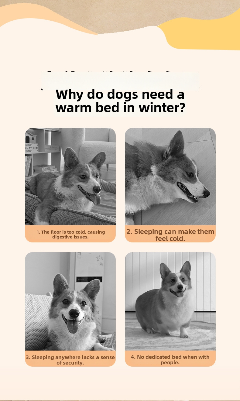 Orthopedisch hondenbed, wasbare hondenmand voor grote honden_voghion.com