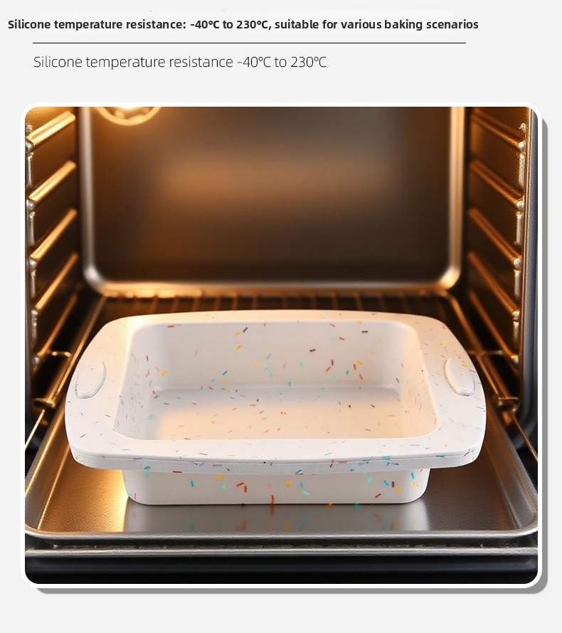 Silicone Round Cake Mold 8 Inch High Temperature Resistant Baking Pan Mousse Cake Kitchen Mold_voghion.com