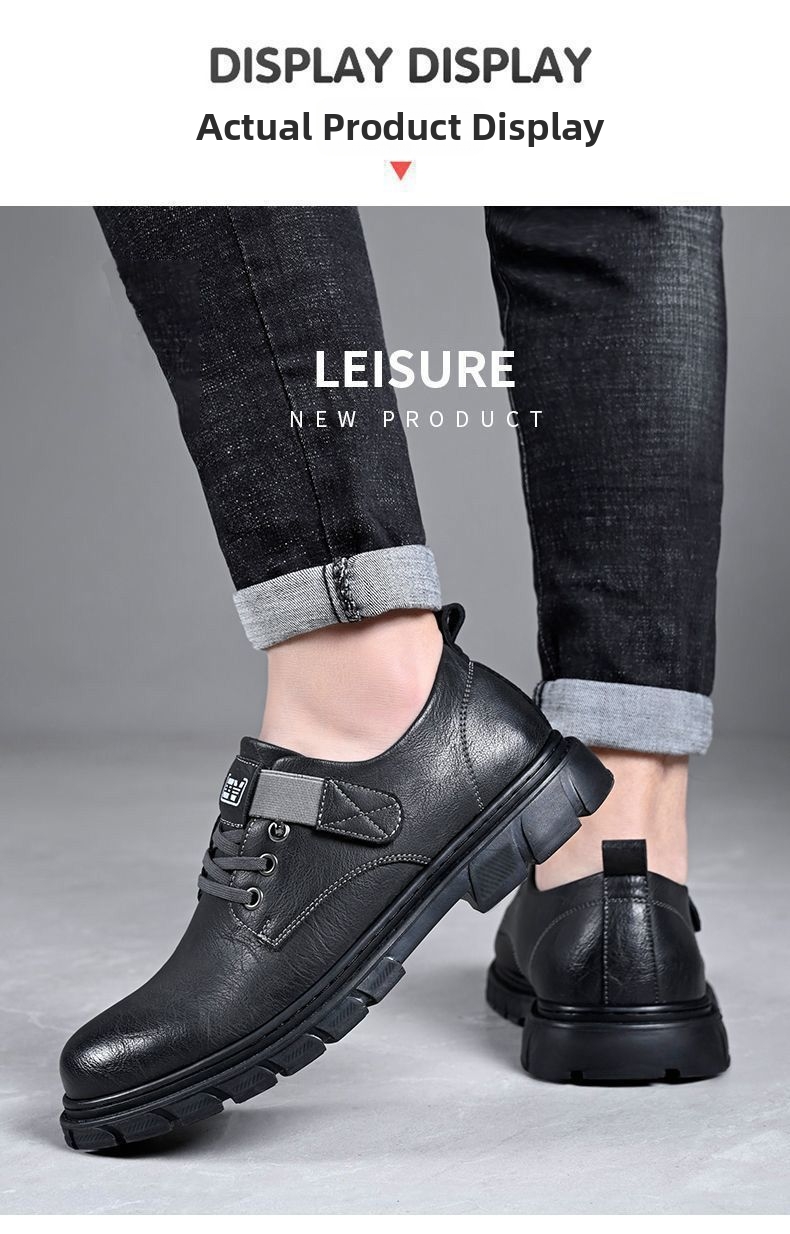 Business casual sko til mænd i åndbart læder stilfulde sko_voghion.com