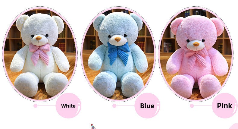 Grand ours en peluche géant doudou pour cadeau de saint valentin_voghion.com