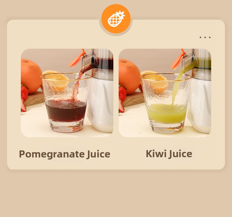 Electric Juicer With Pulp Separation For Home Use Portable_voghion.com