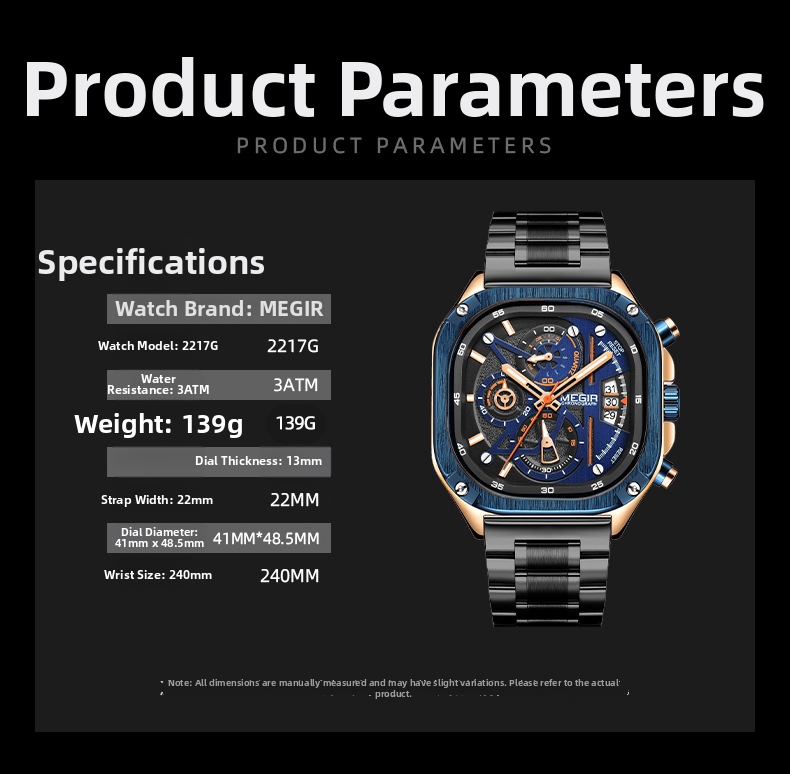 Herren Chronograph Quarzuhr Mit Edelstahlarmband Und Datumsanzeige_voghion.com