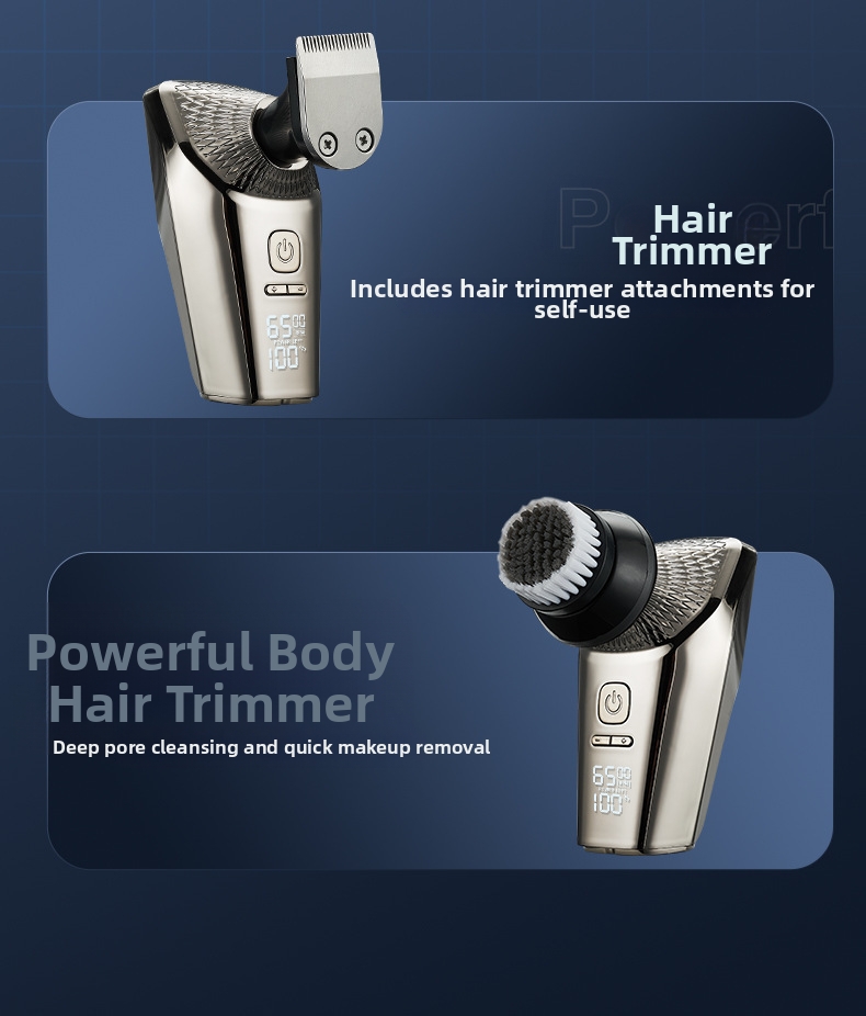 Electric Shaver 7d Magnetic Multi-functional 5 In 1 With 3 Speeds_voghion.com