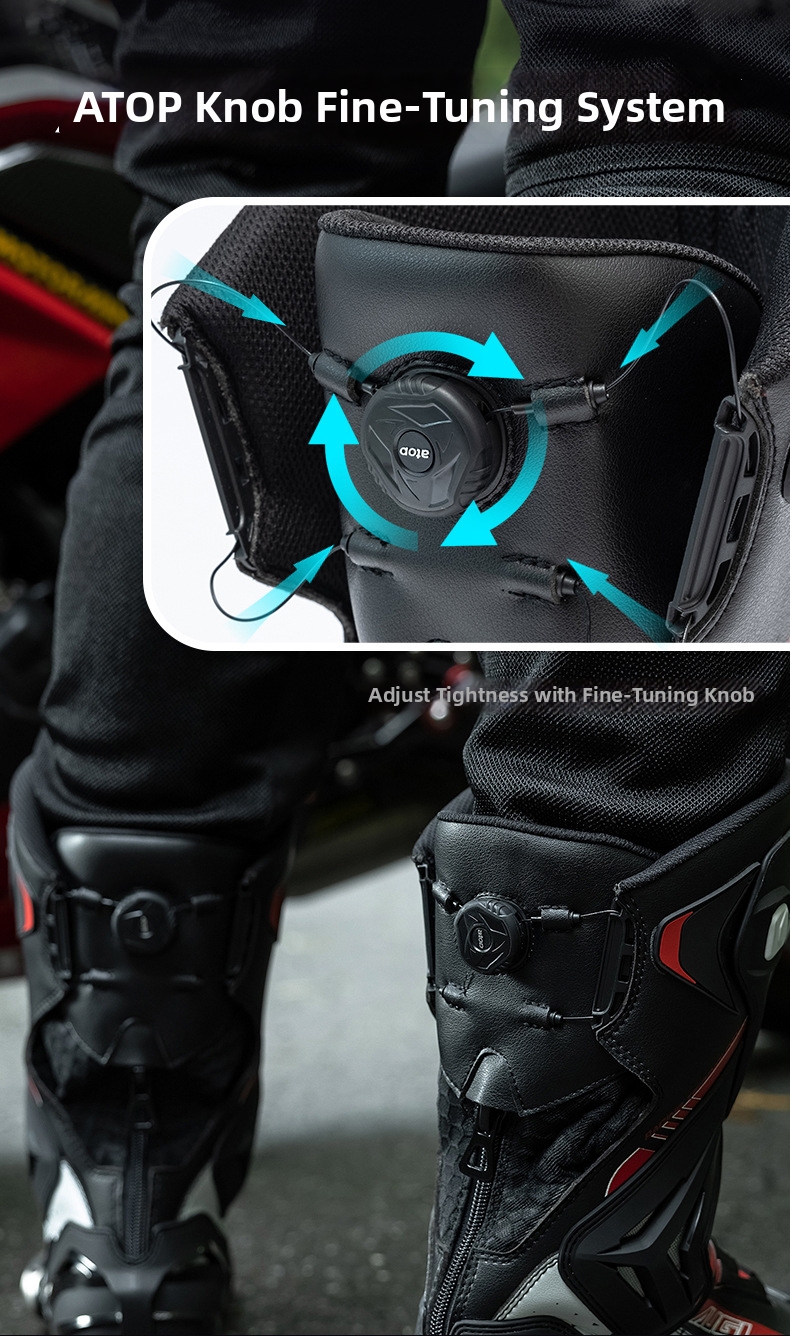 Bottes de moto professionnelles pour course et protection_voghion.com