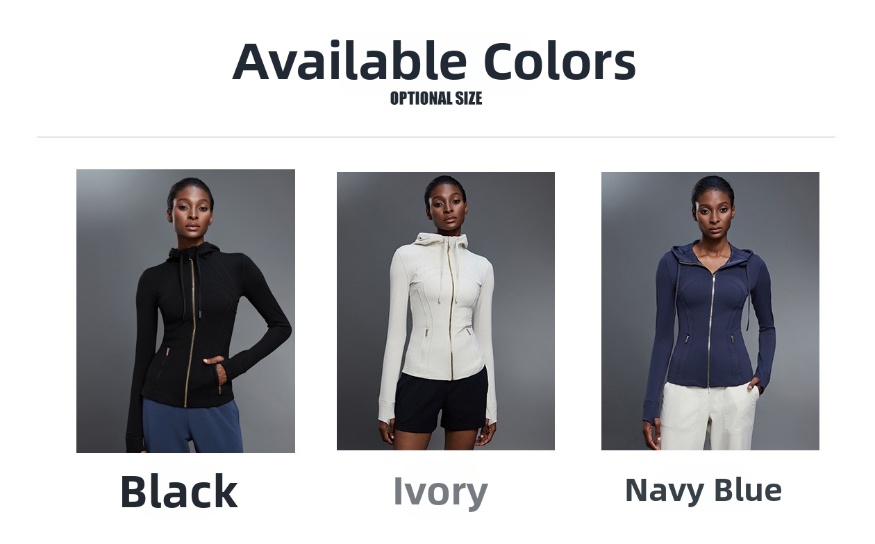 Giacca sportiva donna per yoga e running con cappuccio e collo_voghion.com