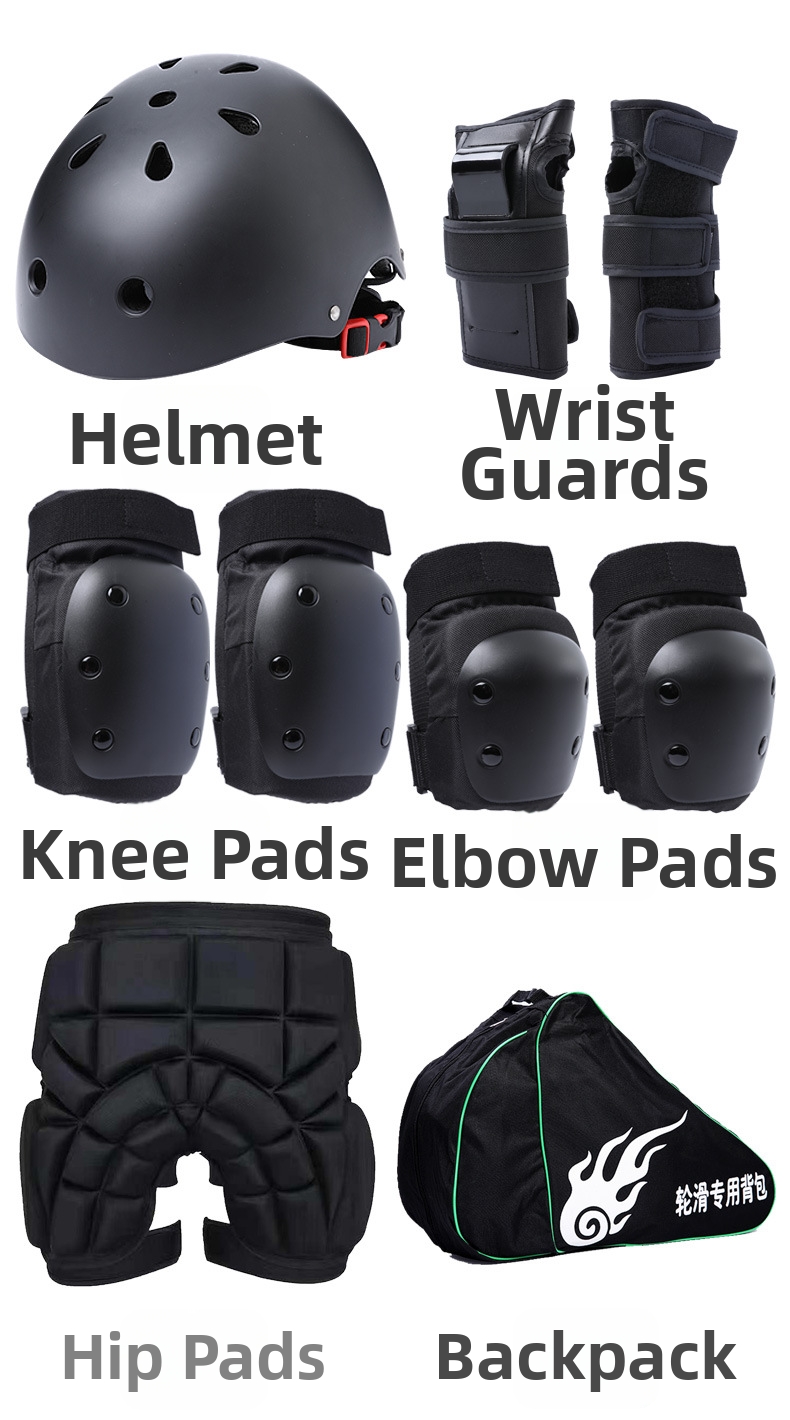 Casque de protection et genouillères pour skateboard et roller_voghion.com
