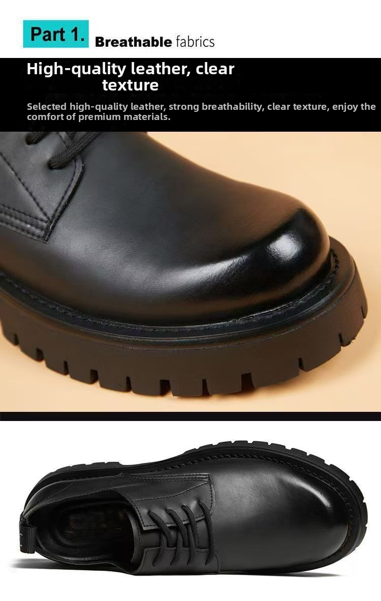 Herren Freizeitschuhe Aus Leder Elegante Business Schuhe_voghion.com