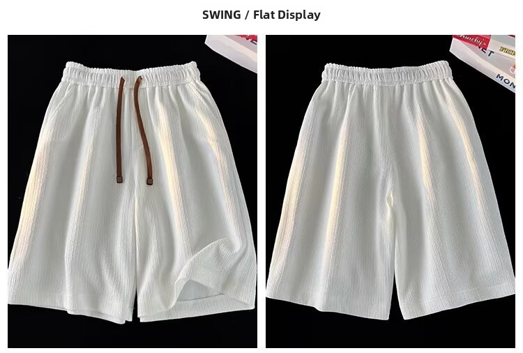 Herren Shorts – Atmungsaktive Eisseide Basketball-freizeithose_voghion.com