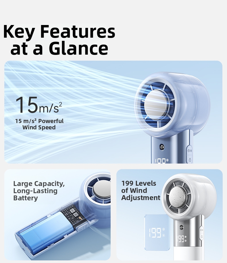 Handheld Mini Fan Portable Usb Cooling Fan With Spray Function_voghion.com