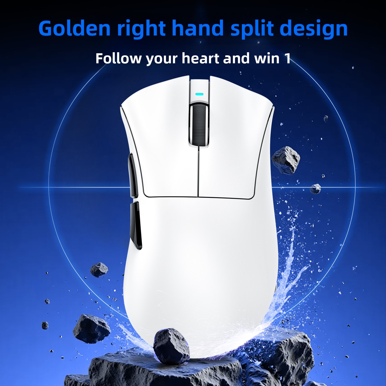 AttackShark V3PRO Mouse, Lightweight, Video Game, The Third Mock Examination, Wireless Bluetooth, RGB Seat, Rechargeable_voghion.com