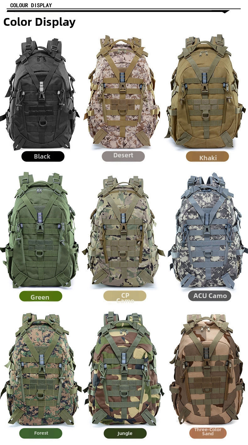 Tactical Military Backpack Large Capacity Men's Hiking Bag_voghion.com