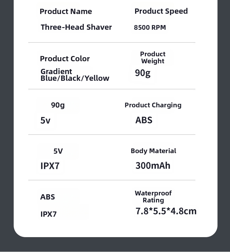Elektrisch scheerapparaat voor heren draagbare mini trimapparatuur_voghion.com
