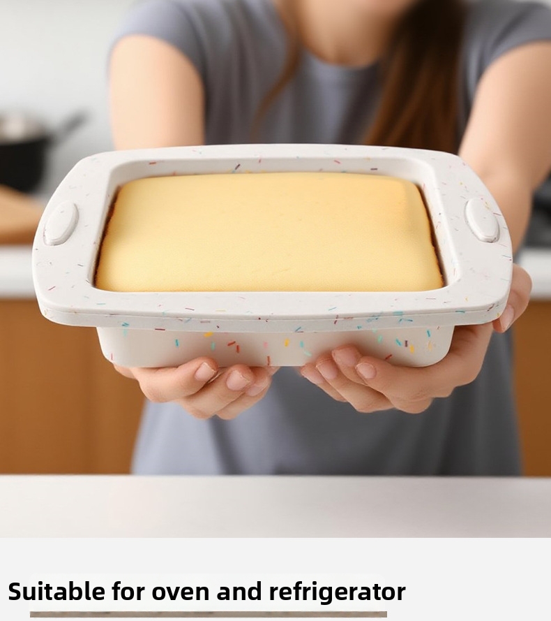 Silicone Round Cake Mold 8 Inch High Temperature Resistant Baking Pan Mousse Cake Kitchen Mold_voghion.com