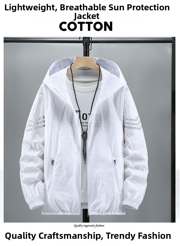 Chaqueta hombre protección uv para pesca de secado rápido_voghion.com