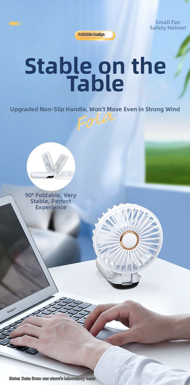 Mini ventilatore portatile a mano con display digitale usb_voghion.com