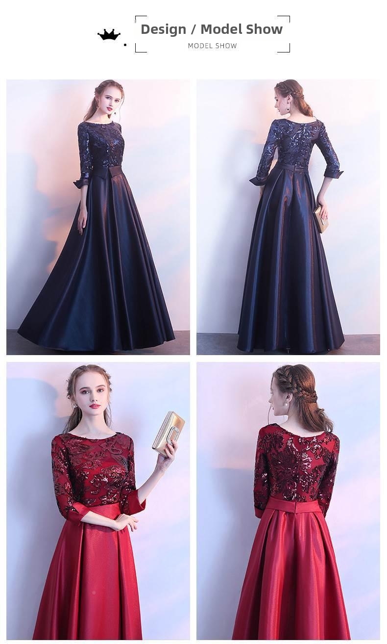 Aftonklänning för kvinnor elegant lång klänning för fest_voghion.com