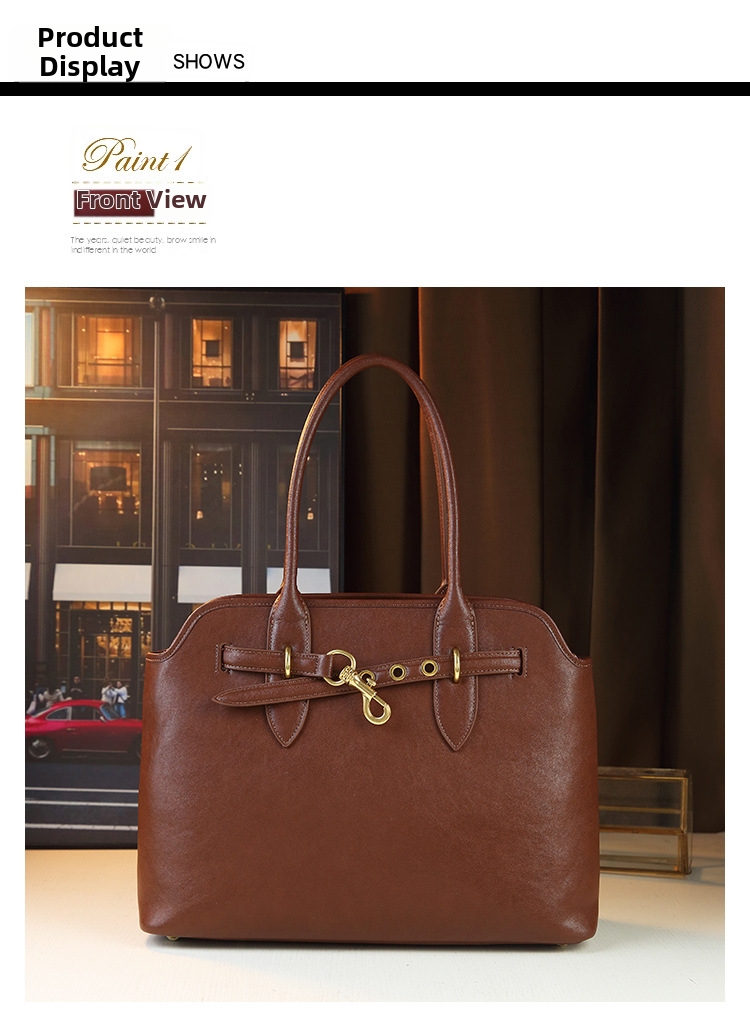 Borsa a tracolla donna in vera pelle stile retro borsa a mano_voghion.com