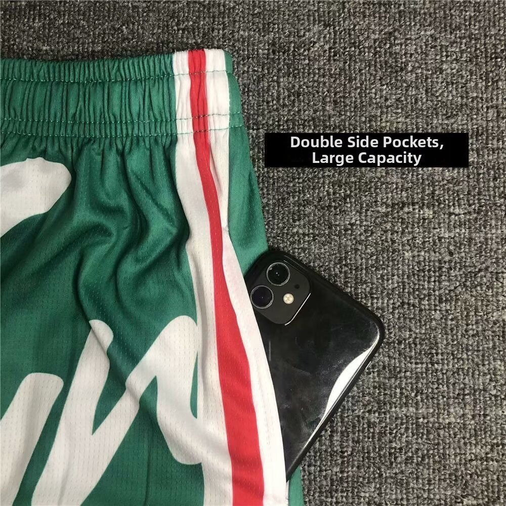 Herren Shorts Im Lockeren Stil Mit Buchstabenprint Für Den Sommer_voghion.com