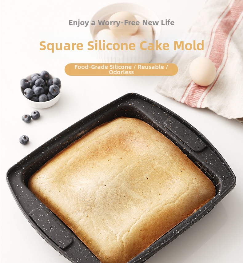 Square Silicone Cake Molds High Temp Resistant Kitchen & Household Baking Tools_voghion.com