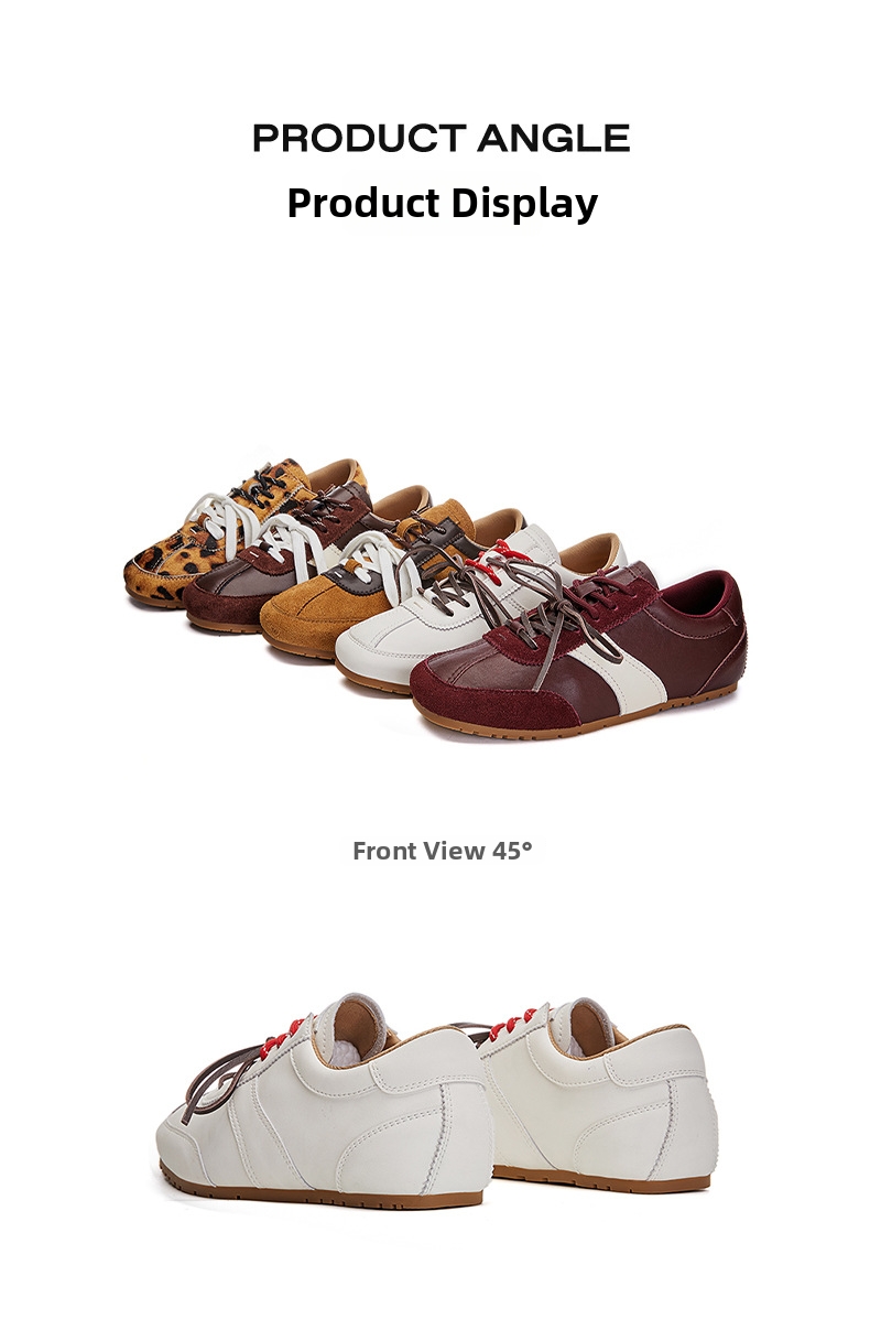 Damen Sneaker Aus Echtem Leder In Weiß Sportlich Elegant_voghion.com