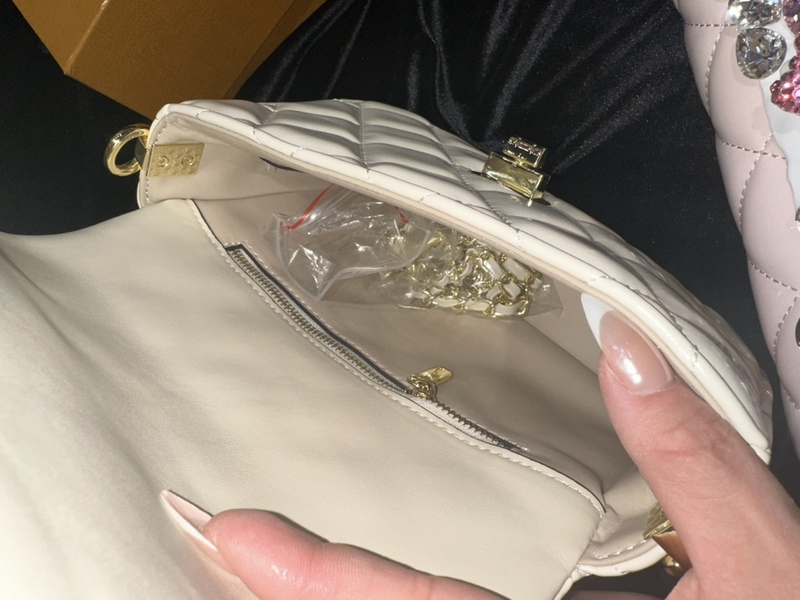 KT新款潮菱格小香风链条包小包包镶钻水钻单肩斜挎包女包小猫咪包|undefined