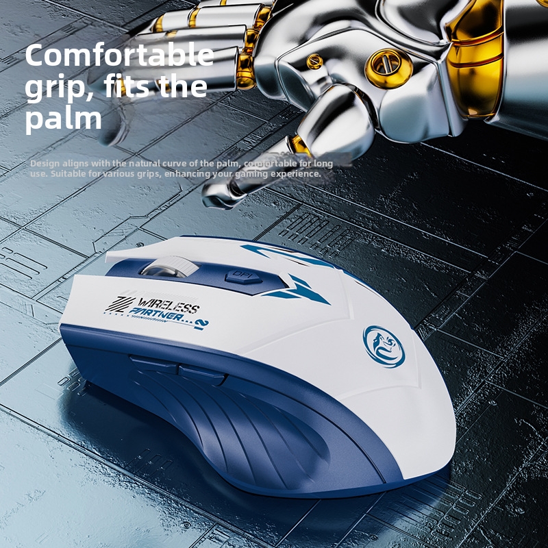 Wireless Mouse Bluetooth Dual Mode Silent Charging Suitable For Gaming E-Sports Office Laptops Desktops Cross Border_voghion.com