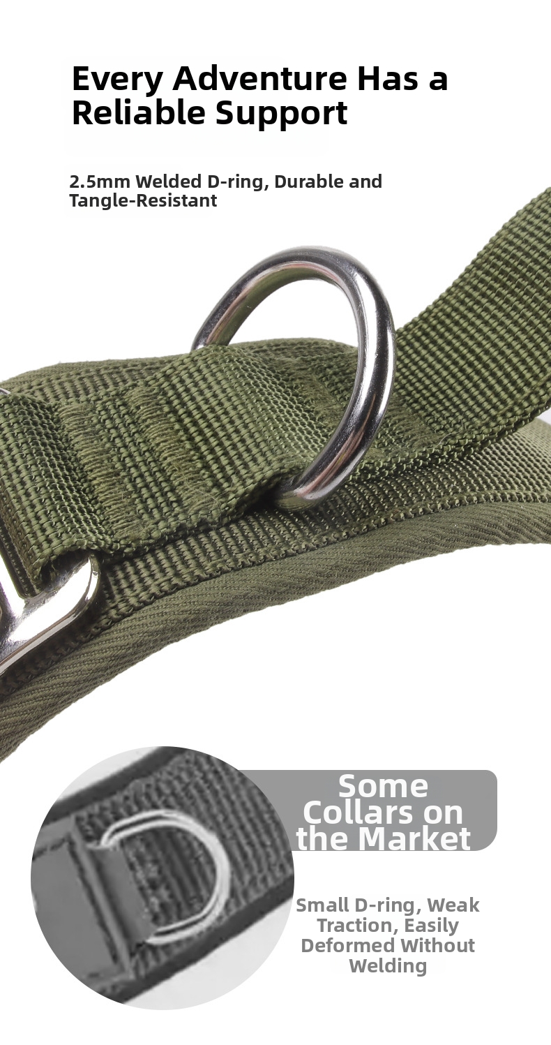 Adjustable Nylon Dog Collar For Medium And Large Breed Dogs_voghion.com