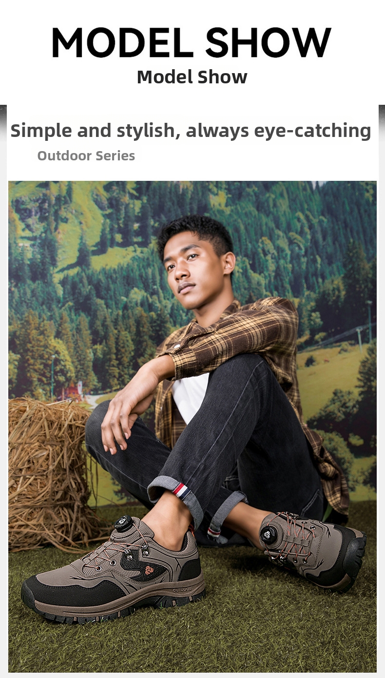Herren Wanderschuhe Für Outdoor Sport Und Freizeit Mit Profilsohle_voghion.com