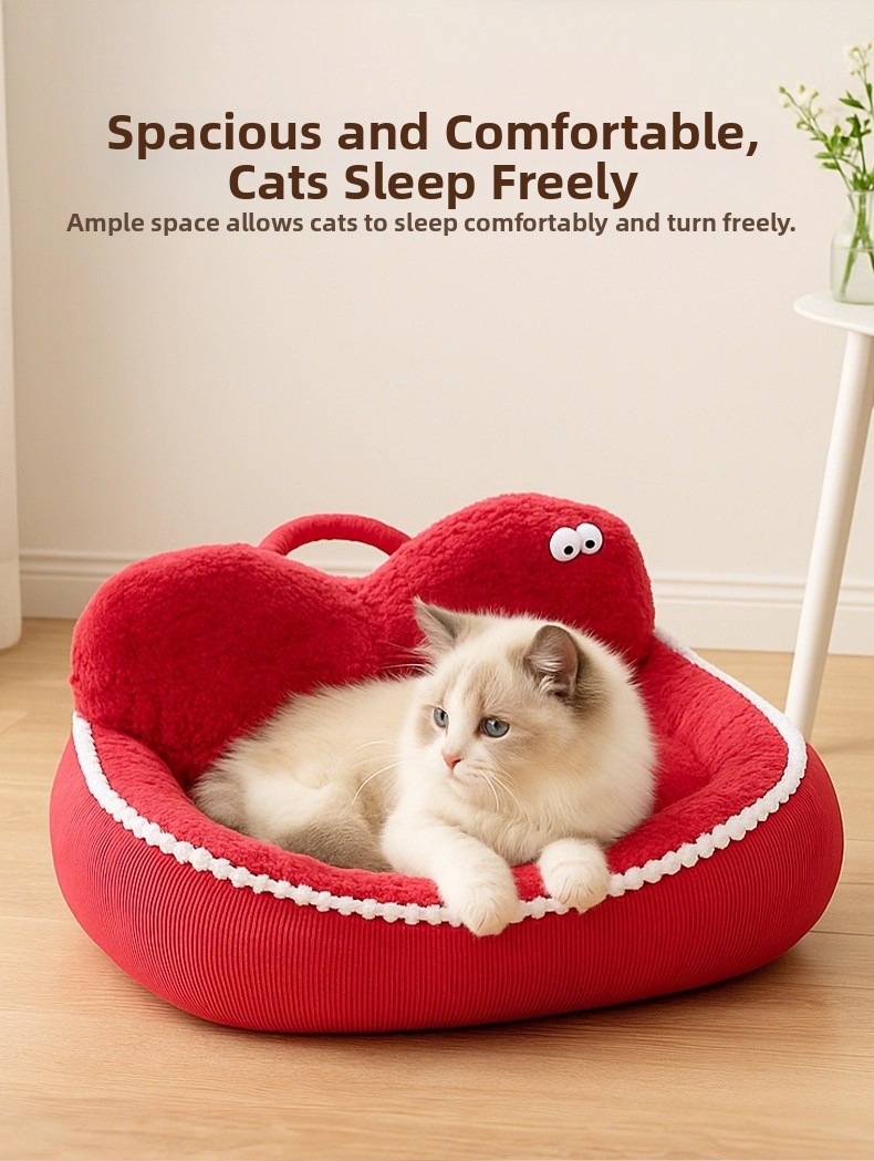 Warm Cat Bed Cloud Style Pet Sofa Thickened Dog Mat Comfortable_voghion.com