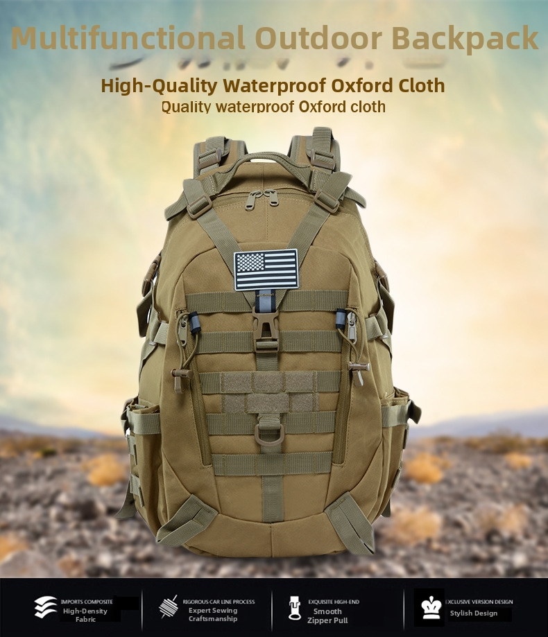 Tactical Military Backpack Large Capacity Men's Hiking Bag_voghion.com