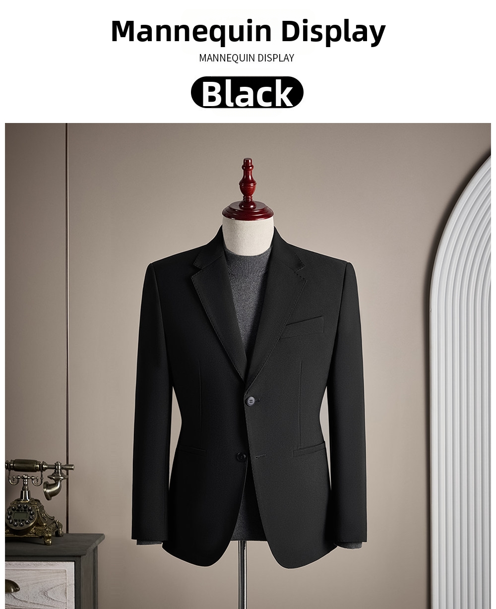 Men's Tailored Blazer Premium Business Casual Jacket For Spring_voghion.com