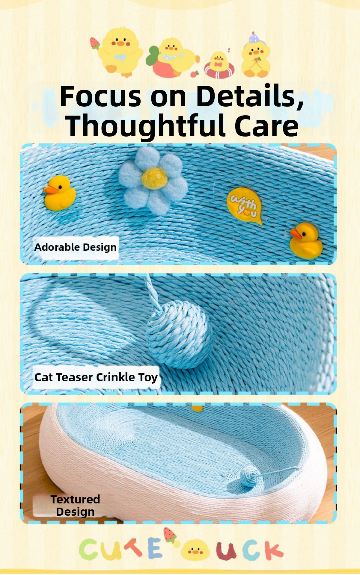 Extra Large Cat Scratching Board Bed Wear Resistant Sofa For Cats_voghion.com