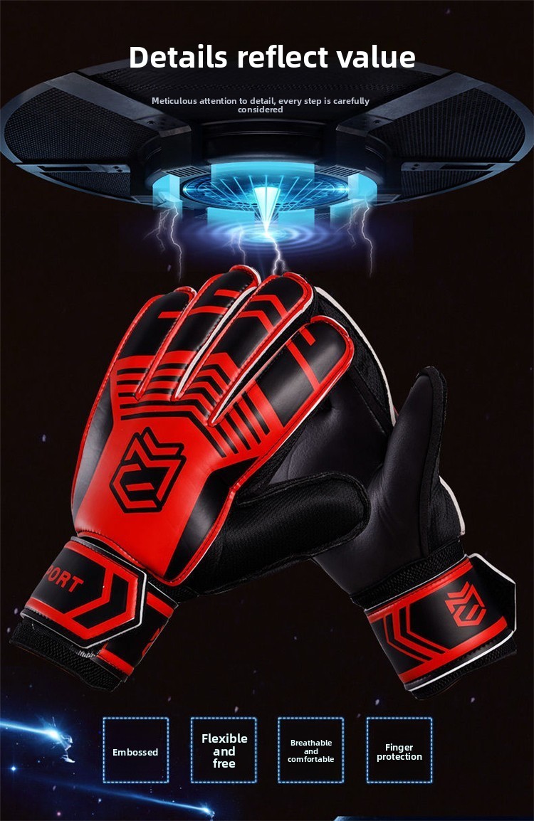 MUFASA Children's Adult Football Goalkeeper Gloves High End Latex Wear Resistant Anti Slip Finger Protection_voghion.com