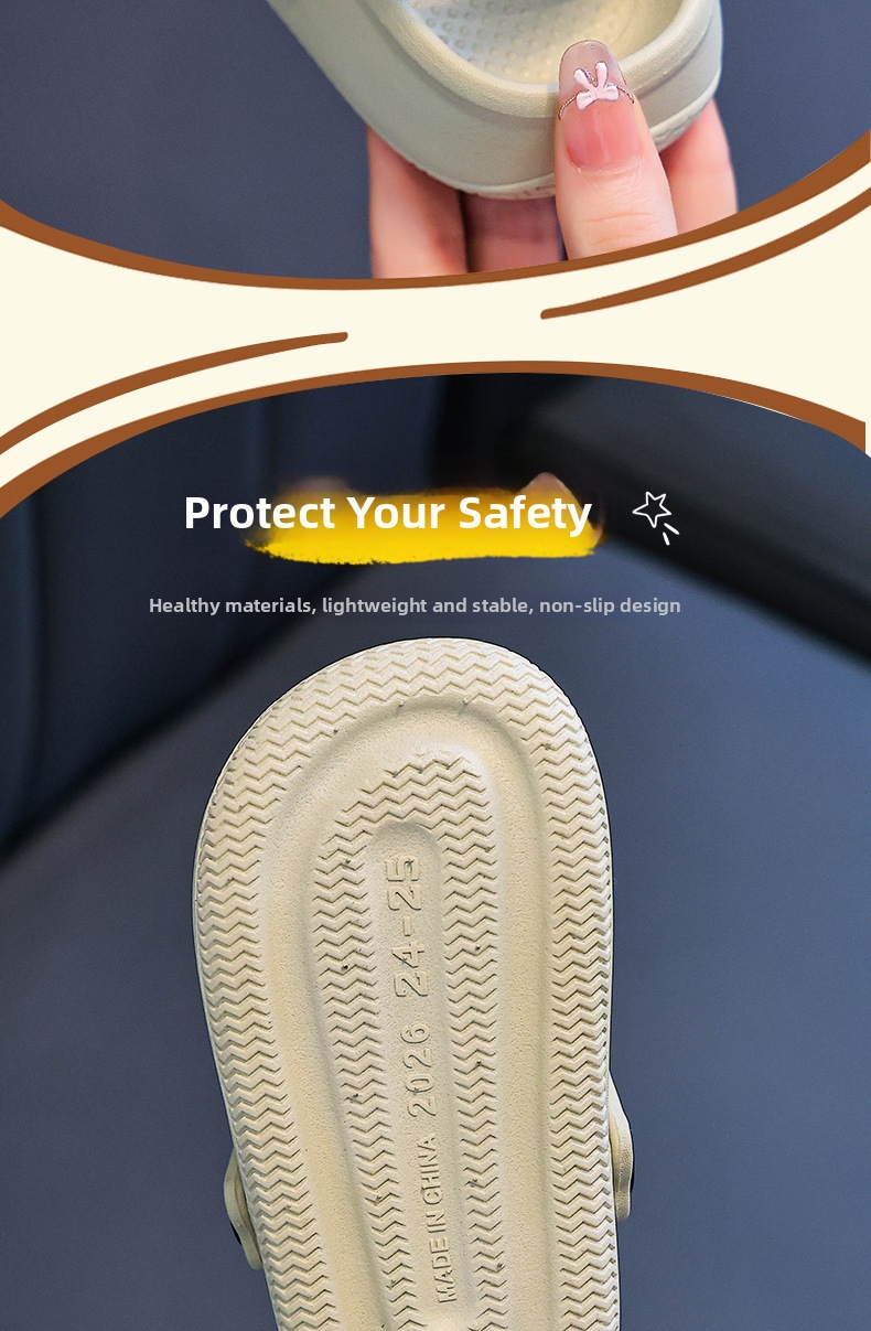 Childrens Reversible Clogs Non-slip Soft Soled Sandals Kids_voghion.com