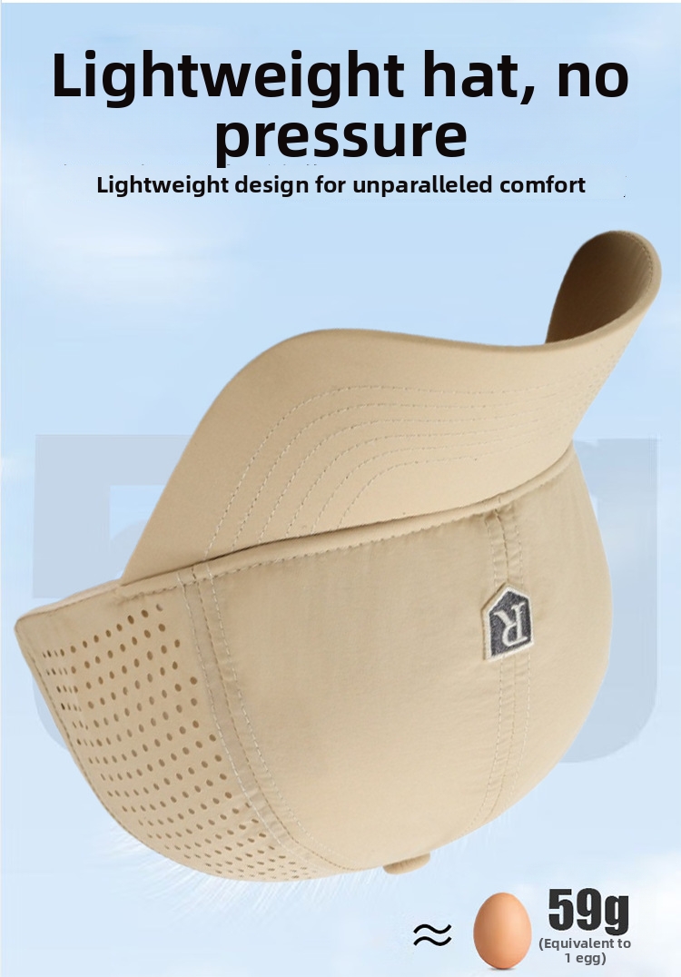 Quick Drying Breathable Mesh Baseball Cap For Women Sun Protection_voghion.com