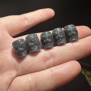 Hetian Jade Sapunite Accessories Hetian Jade Accessories Top Beads Waist Beads Sapunite Brave Beads Sapunite Brave Beads Beast Beads