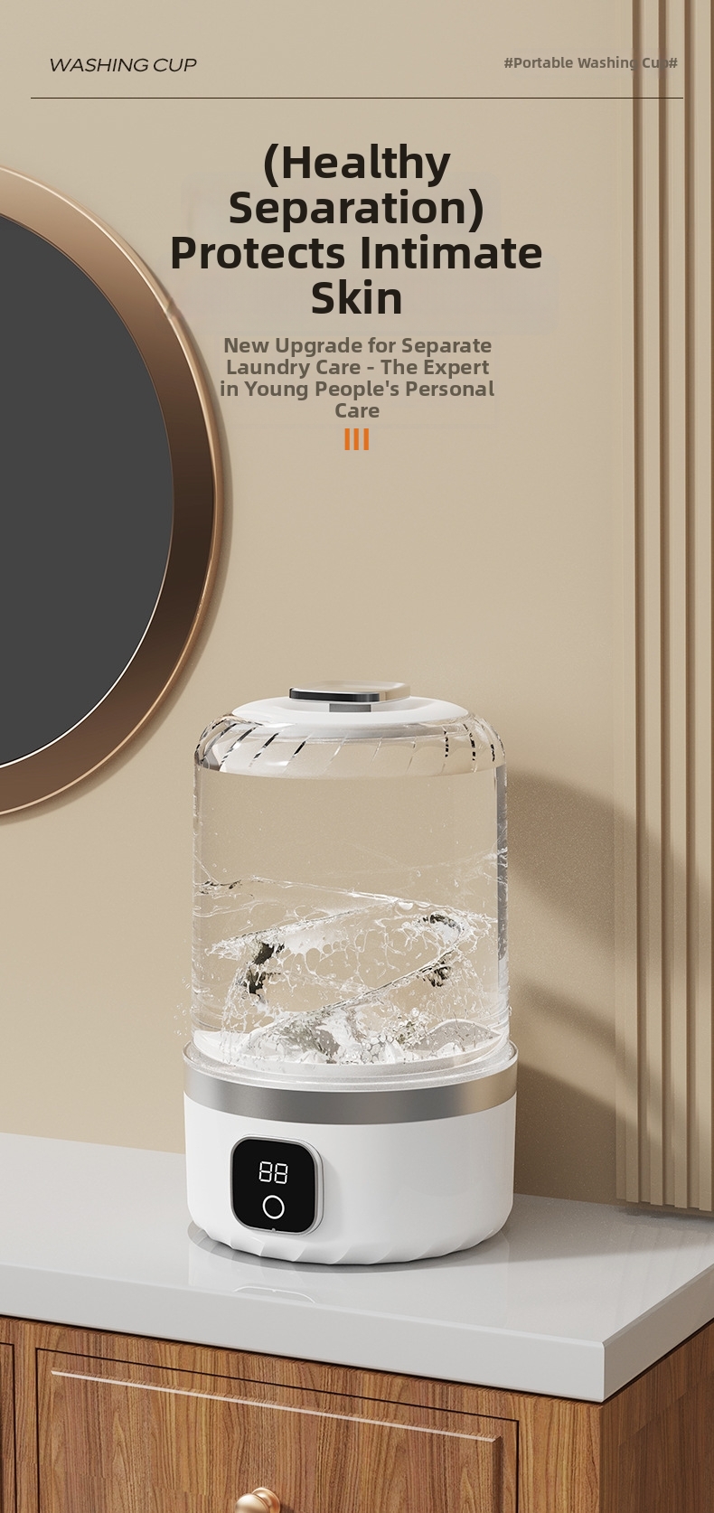 Portable Mini Washing Machine For Household And Student Dormitory_voghion.com