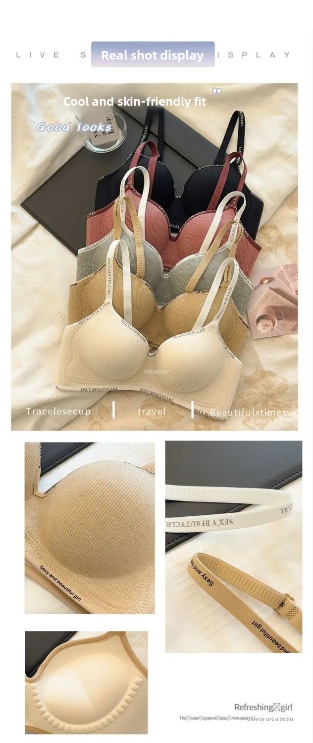 8cm Extreme Push-Up-BH für kleine Brüste AA-A-B Cup, ultradick gepolsterter, bügellosen BH für maximalen Push-Up-Effekt, tiefer Ausschnitt, nahtlose Lingerie – Detail 6