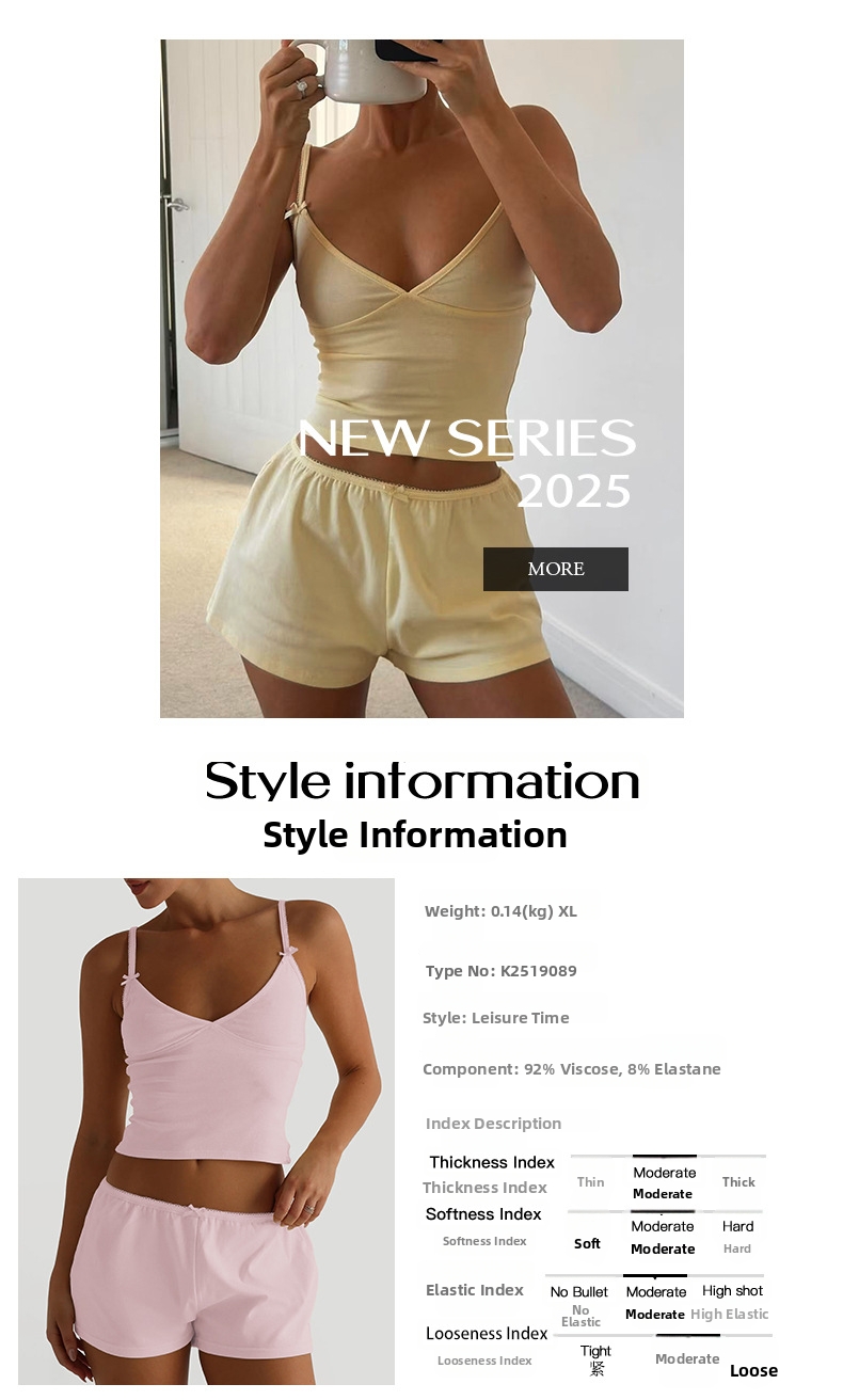 Women's Clothing Breathable Yoga Set - Strappy Sports Bra & High-Waisted Shorts For Women​_ecoleips.com