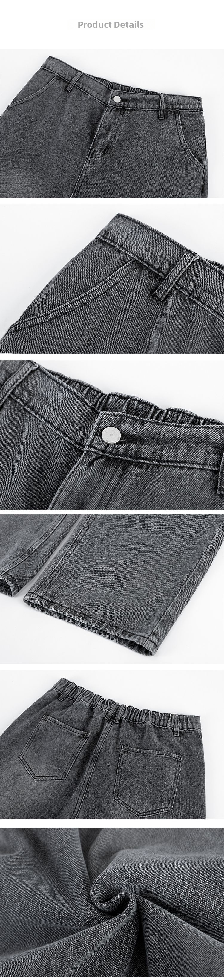 Men's Clothing Men's Washed Jeans Loose Fit Casual Straight Leg Pants Style Trendy Spring Cool Chic Long Denim_mkmklike.com