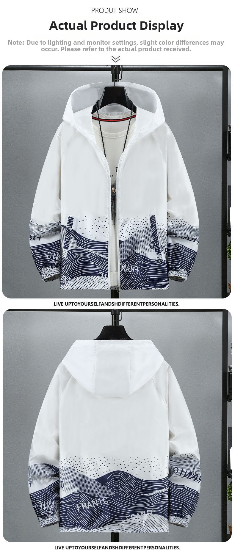 Chaqueta hombre protección solar secado rápido ropa de pesca_voghion.com